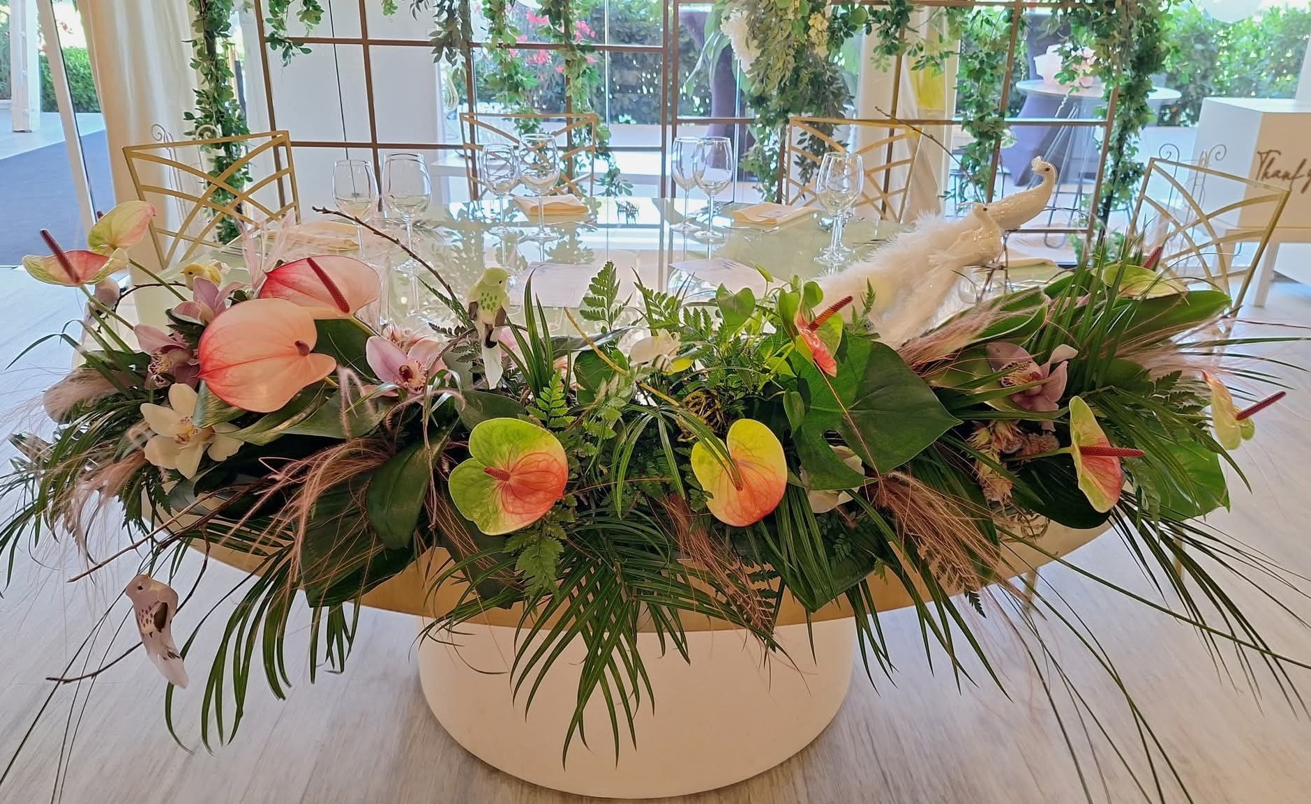 Aranjament de prezidiu exotic