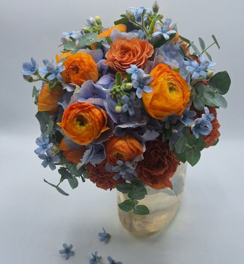 Buchet mireasă Contrast