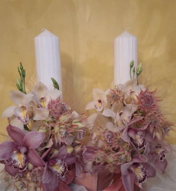 Lumânări cununie Cymbidium