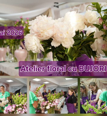 𝗔𝘁𝗲𝗹𝗶𝗲𝗿 𝗳𝗹𝗼𝗿𝗮𝗹 𝗰𝘂 𝗯𝘂𝗷𝗼𝗿𝗶